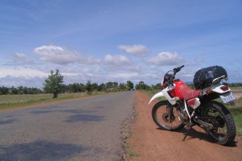 Cambodia, road-to-kampot