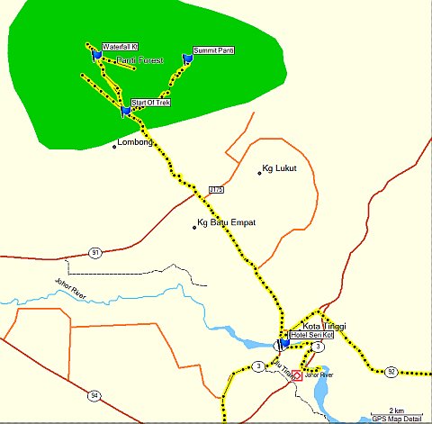 kota tinggi map